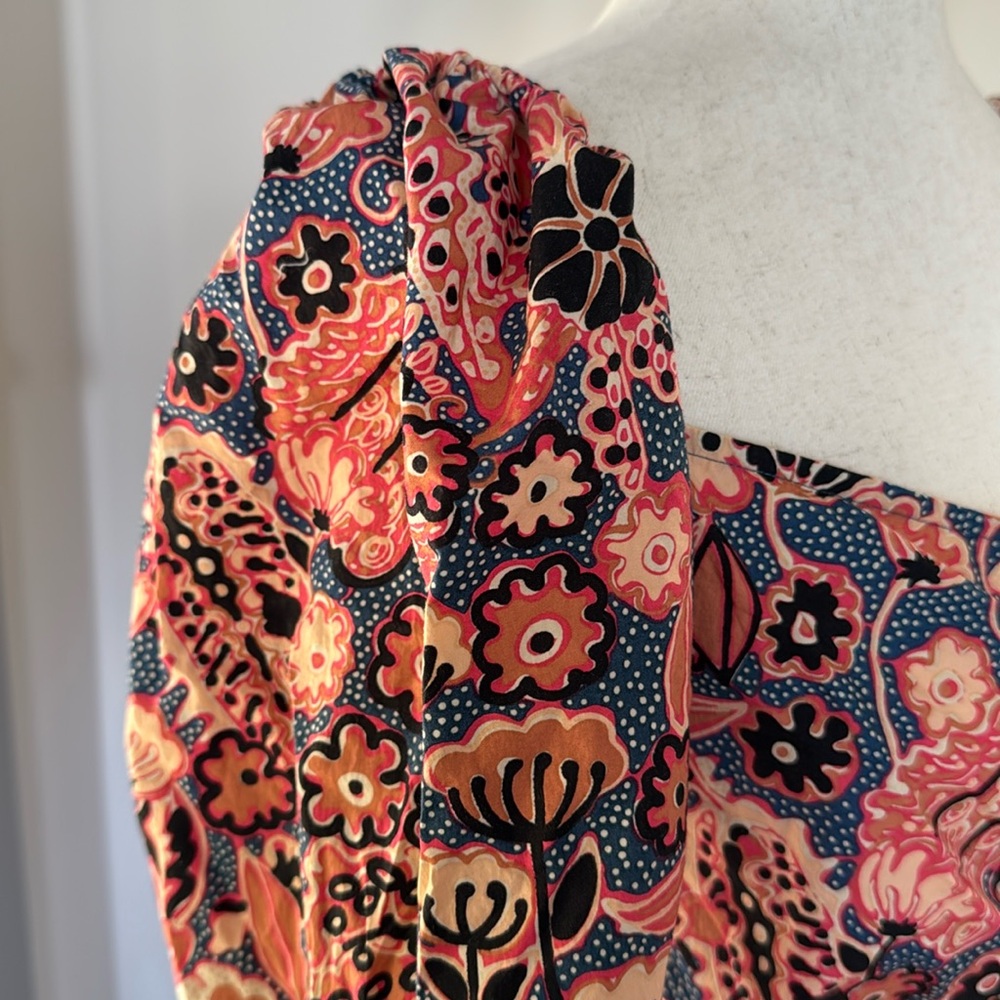A.L.C. Multicolor Floral Blouse - like new! - Picture 5 of 8